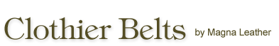 Clothier Belts by Magna Leather